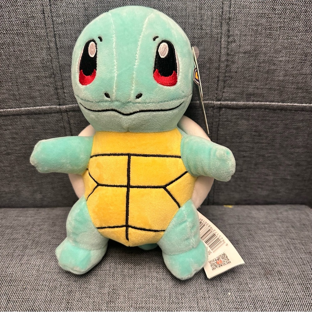 Pokemon Squirtle Plush Official Aoger
Soft Stuffed 8"